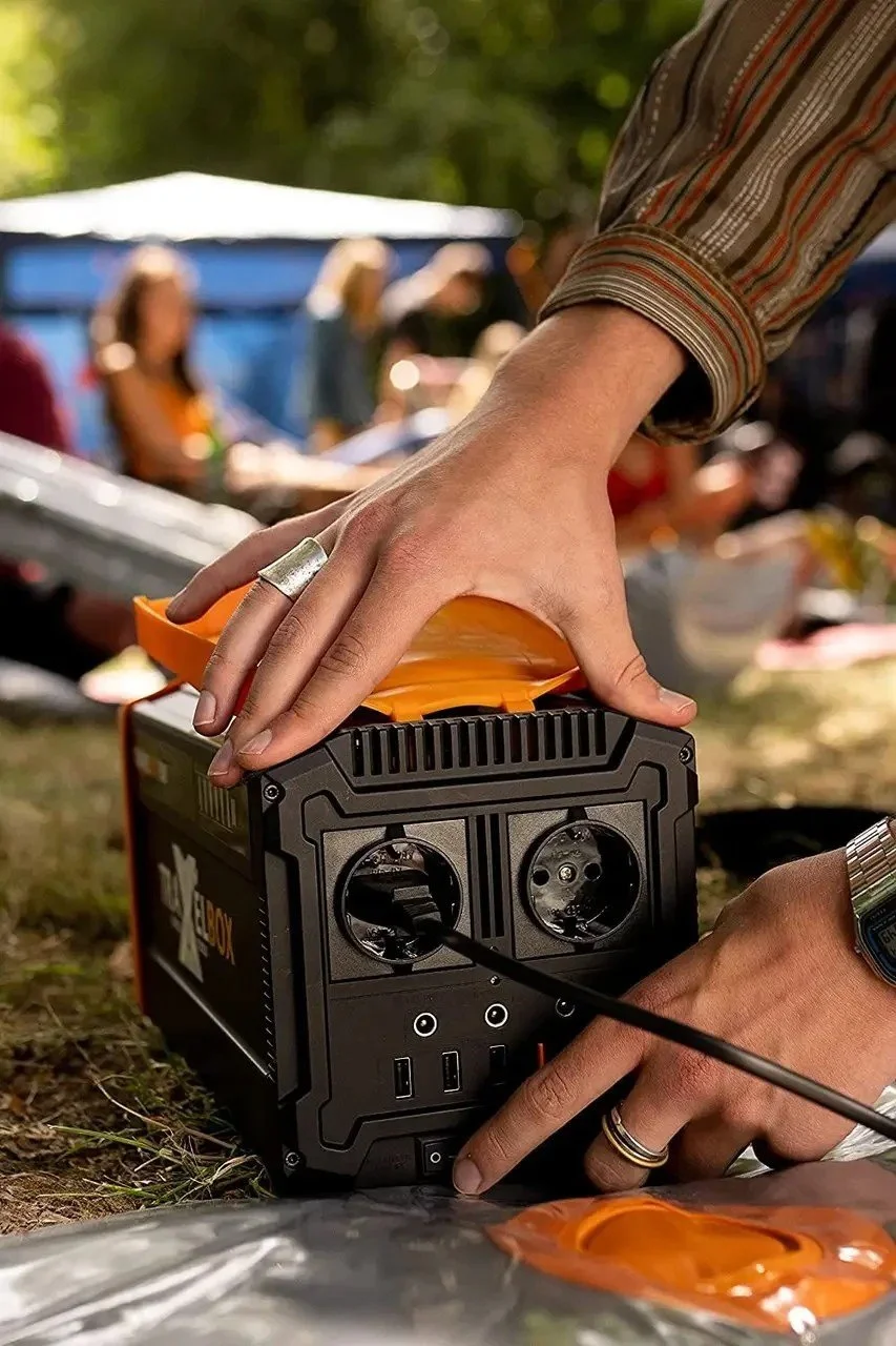 Зарядная станция Cross Tools TRAVELBOX 500 700 Вт / 500 Вт / 444 Вт*ч - Немецкий производитель (Алюминиевый корпус), фото №6