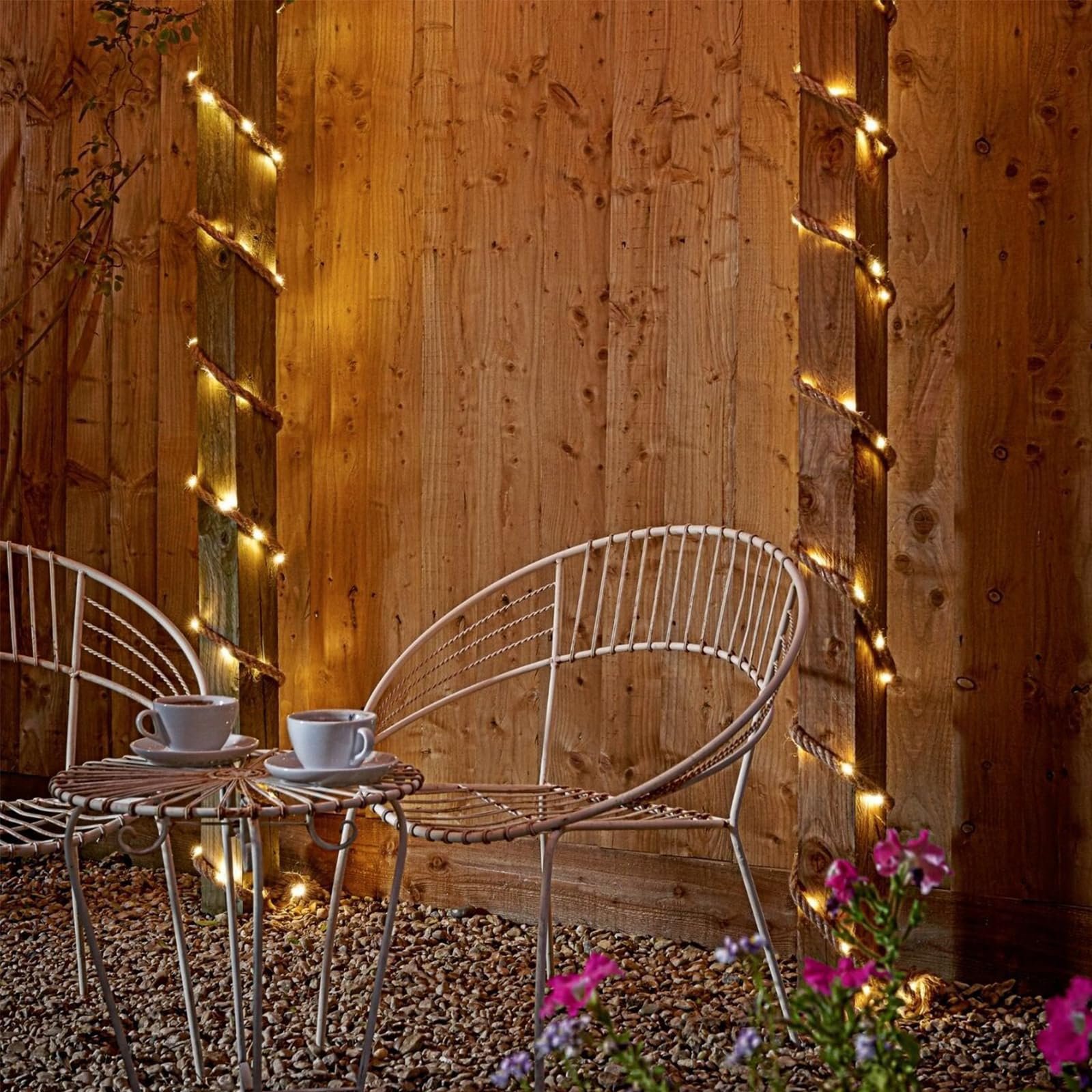 Гірлянда ENLACE, мотузка 2 м 40 LED, теплий білий, фото №6