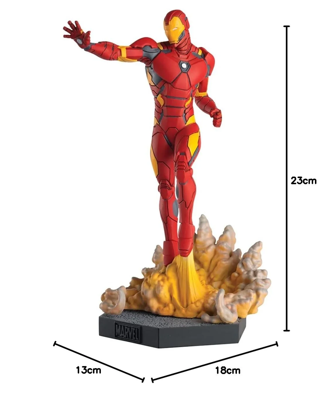 Фігурка EAGLEMOSS Marvel Iron Man Battle Pose MVSEN001 Масштаб 1:16, фото №8
