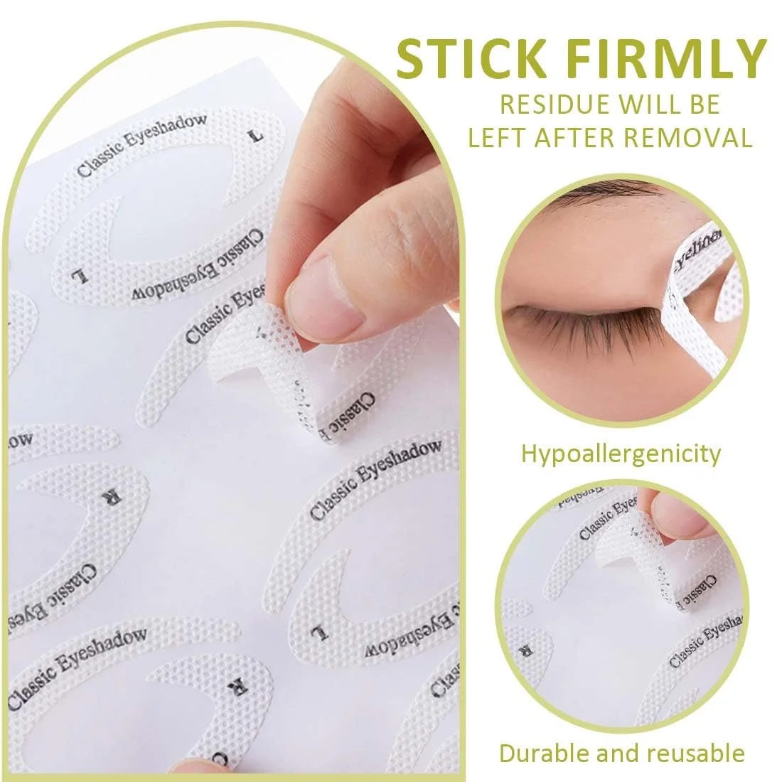 Трафарет для підводки і тіней, 8 штук, фото №3 Трафарет для підводки і тіней, 8 штук, фото №3