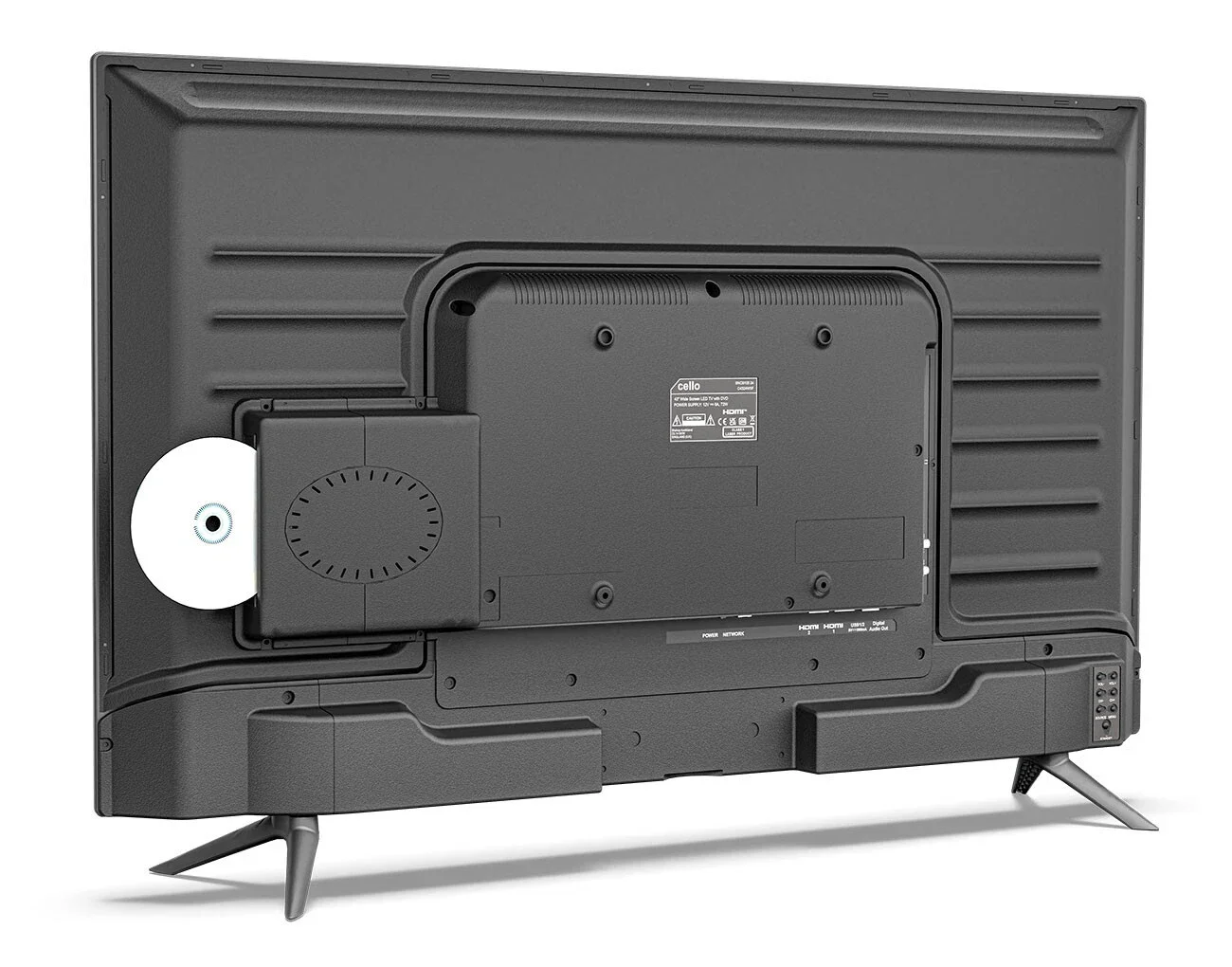 Телевізор 43" Cello C4324WSF / Full HD / 60 Гц / LED / Smart TV (WebOS) / Wi-Fi / Bluetooth / T2 / DVD, фото №6
