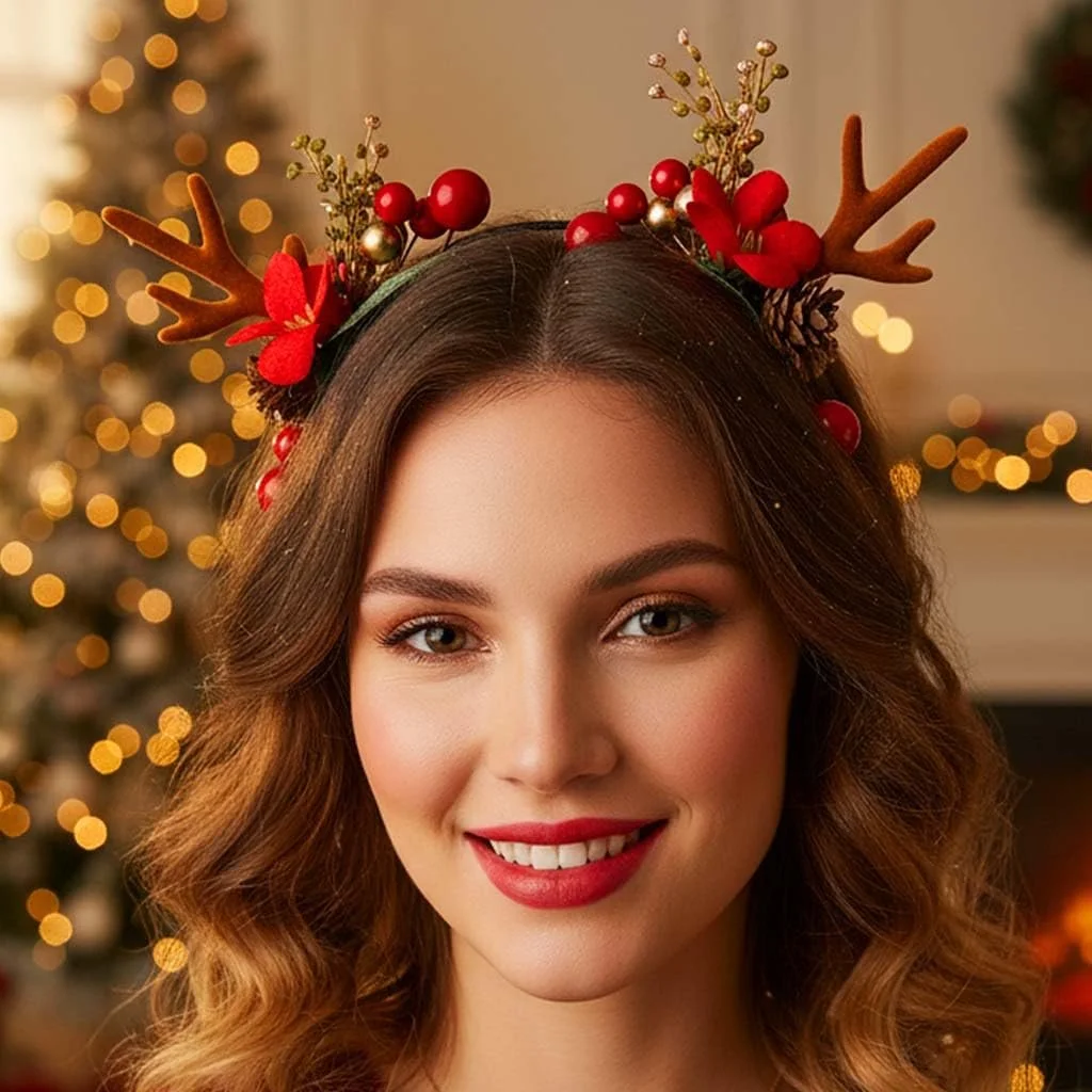 Обруч Unicra Різдвяний Квітка, фото №7 Обруч Unicra Різдвяний Квітка, фото №7