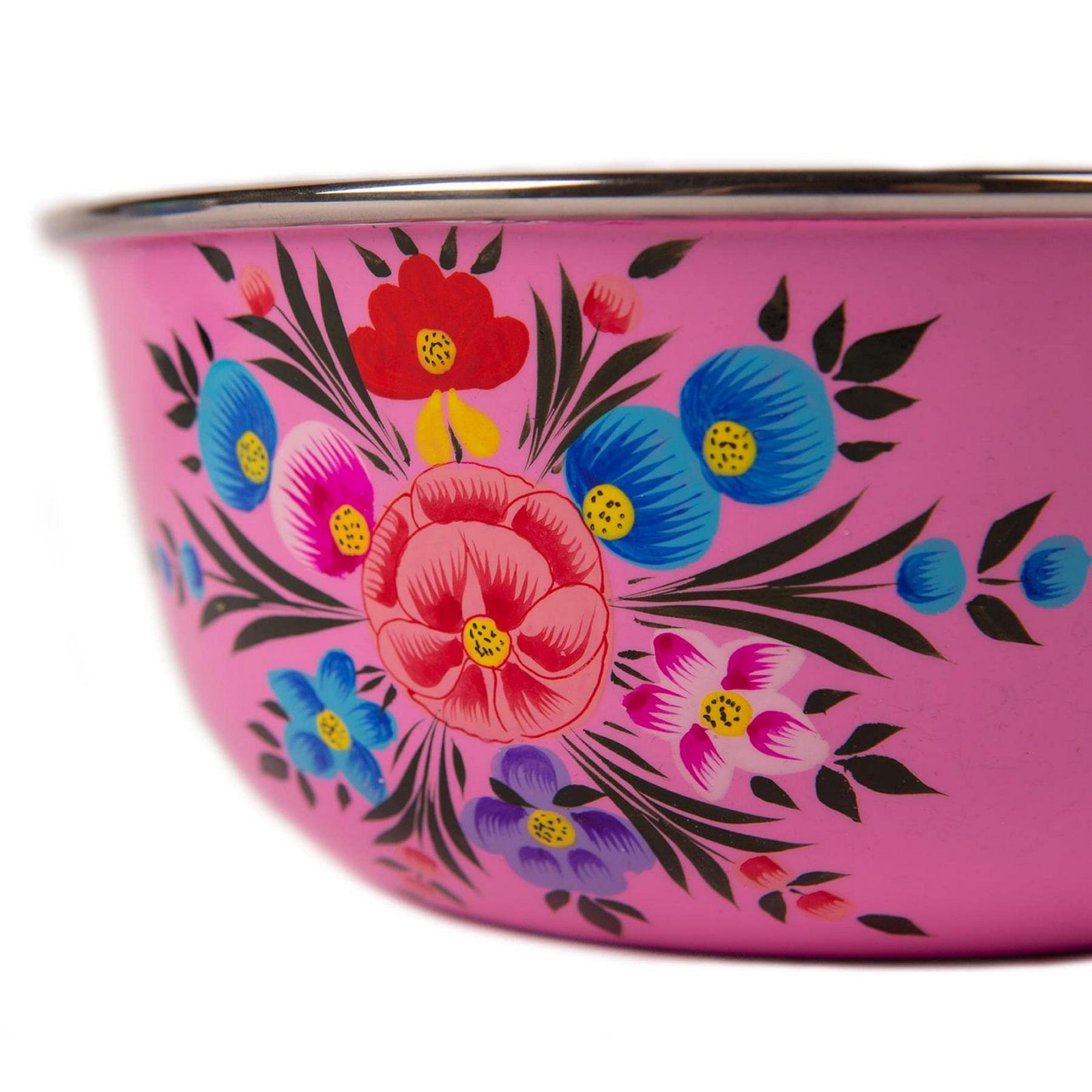Миска для кемпінгу BillyCan Raspberry Pansy 18,5 см, нержавіюча сталь, фото №3