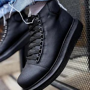 Кросівки Solaress Чоловічі Шкіряні Високі Модні synthetic.ua - Фото 1