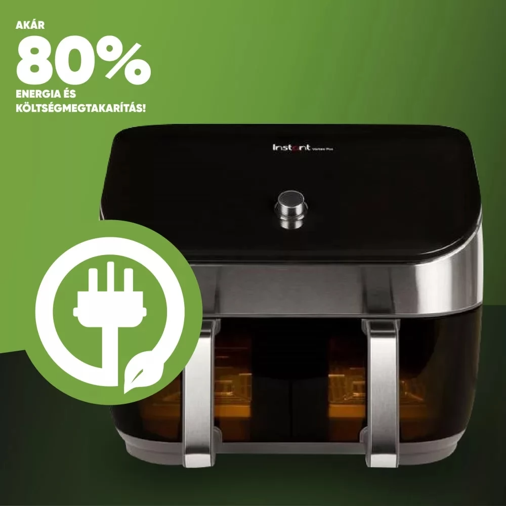 Мультипіч Instant Vortex Plus Dual ClearCook / 7.6 л / 1700 Вт / Чорна-Серебриста, фото №5 Мультипіч Instant Vortex Plus Dual ClearCook / 7.6 л / 1700 Вт / Чорна-Серебриста, фото №5