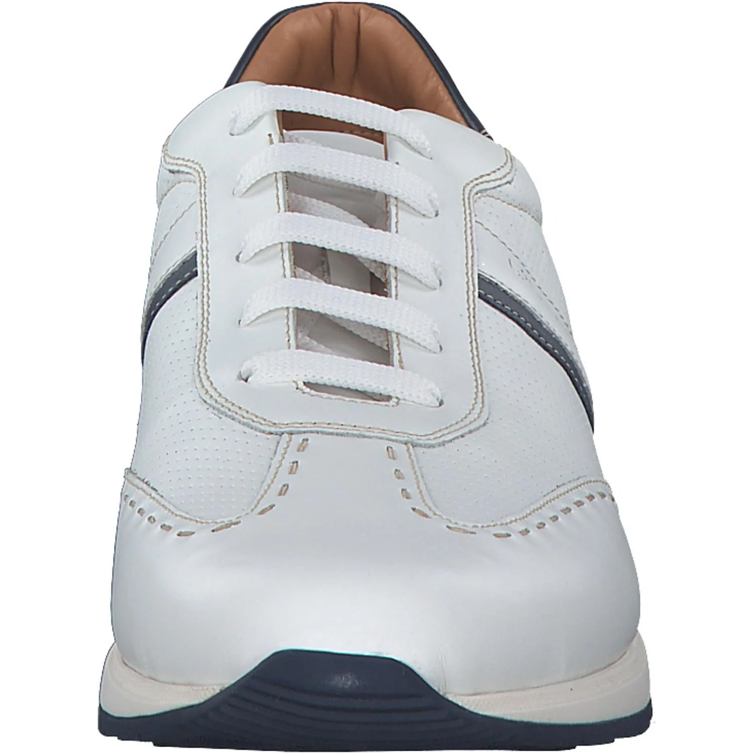 Кросівки Galizio Torresi 418030 V.19867 зі гладкої шкіри білого кольору, фото №4