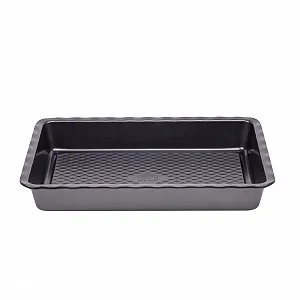 Форма для запекания RESTO Norma Прямоугольная Вуглеродистая сталь Антипригарная Чёрная synthetic.ua - Фото 1
