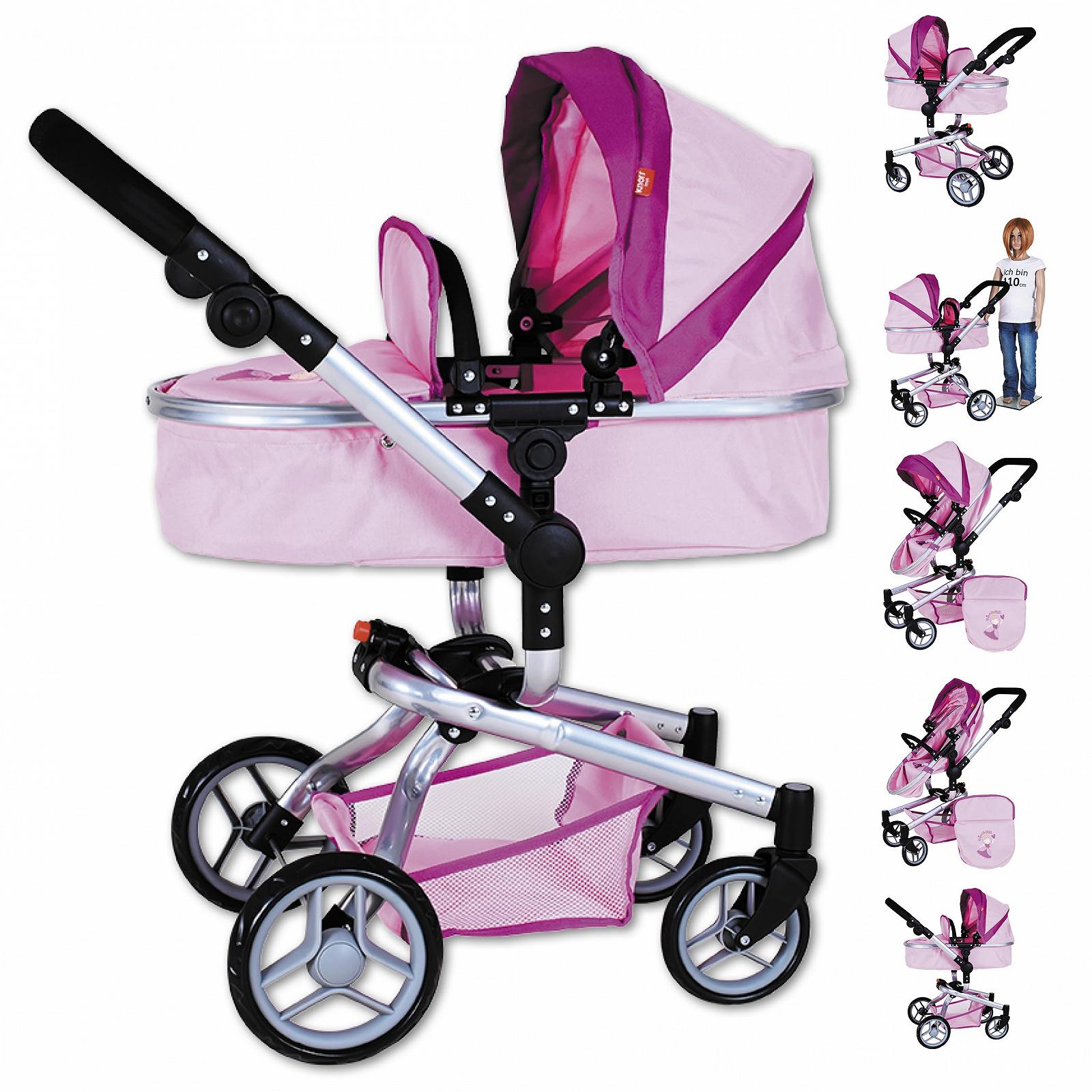 Коляска KNORRTOYS.COM 90937 для кукол Princess розовый, фото №1