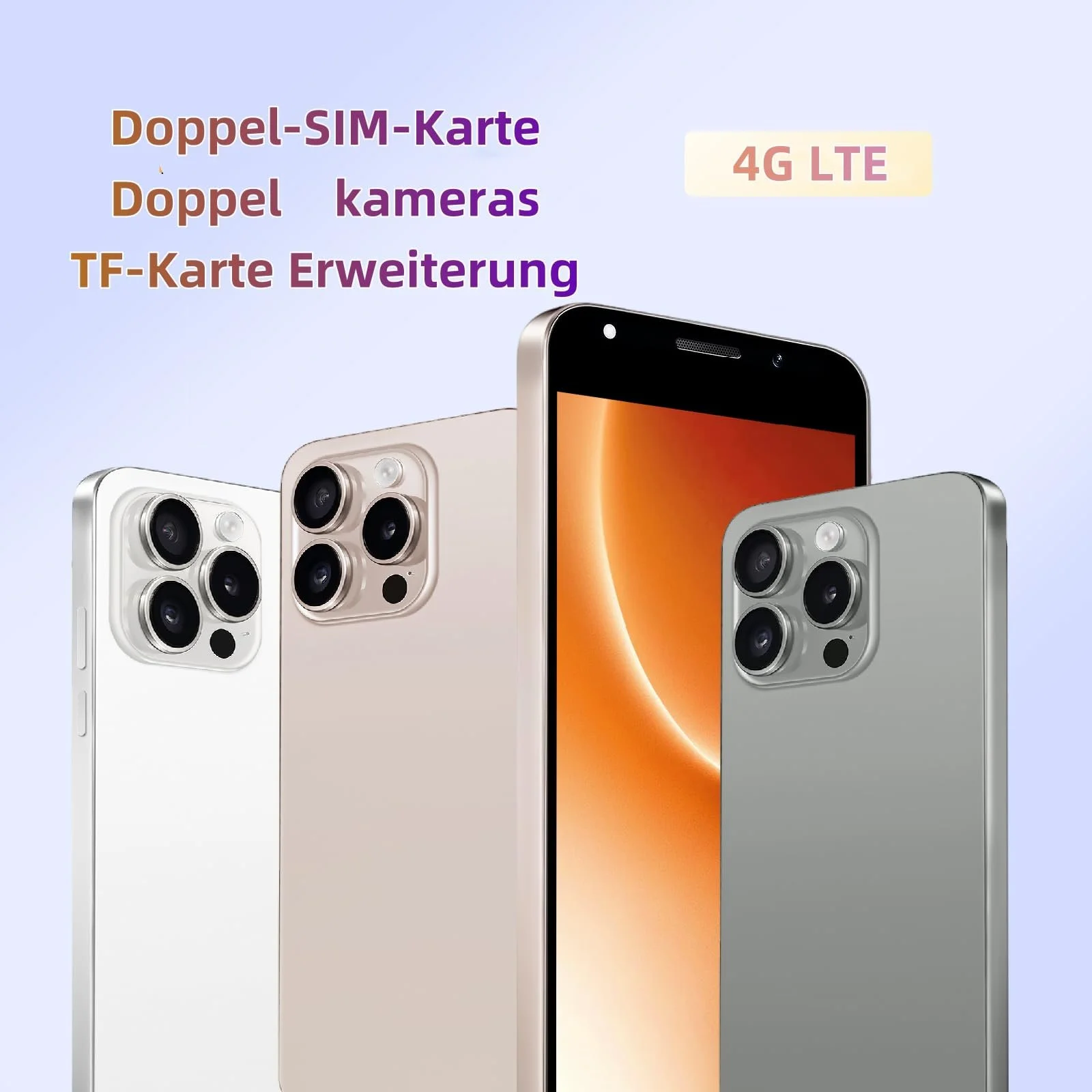 Смартфон Unlock 5.0-дюймовый 2GB/16GB 4G LTE Dual SIM Черный, фото №2