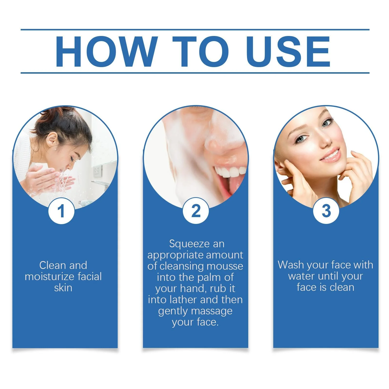 Очищающее средство для лица с гиалуроновой кислотой, нежное очищение, увлажнение, против морщин, антивозрастное, осветляющий эффект, глубокое очищение, сужает поры, улучшает кожу, для ежедневного ухода, фото №6