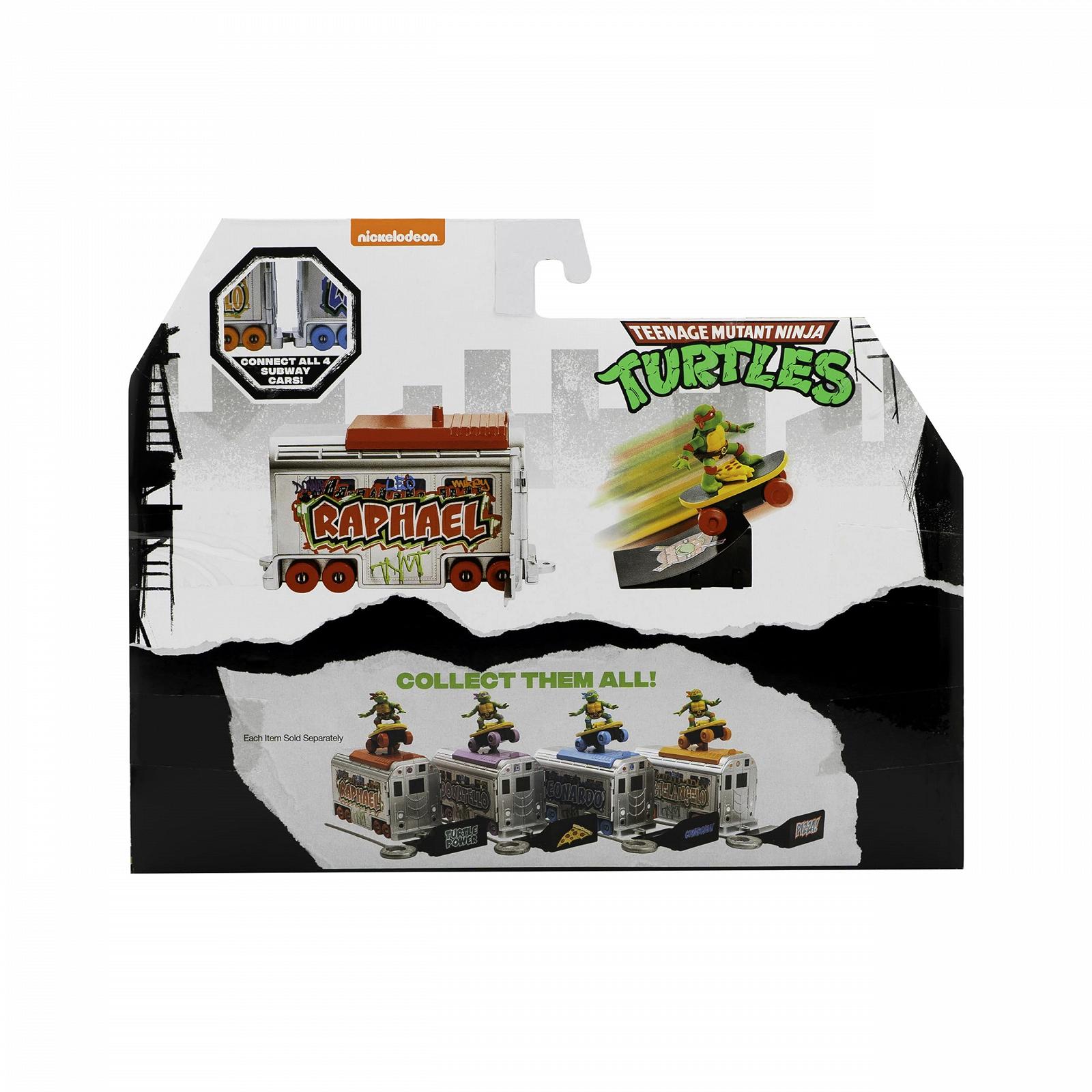 Фигурка Черепашки-ниндзя Рафаэль Switch Kick Subway Launcher TMNT Classic Edition, фото №3