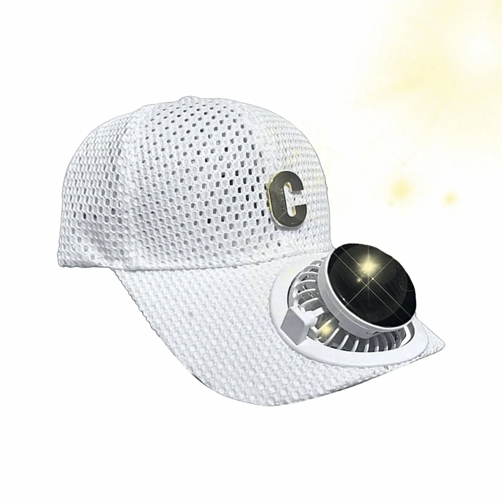 Кепка с вентилятором Knowlife С солнечной панелью USB-зарядка Воздухопроницаемая сетчатая 3 скорости, фото №1