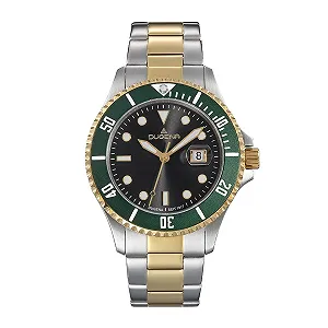 Мужские часы Dugena Diver XL Кварцевые Черный циферблат Нержавеющая сталь Минеральное стекло Водостойкость 30 бар 4461074 - Фото 1