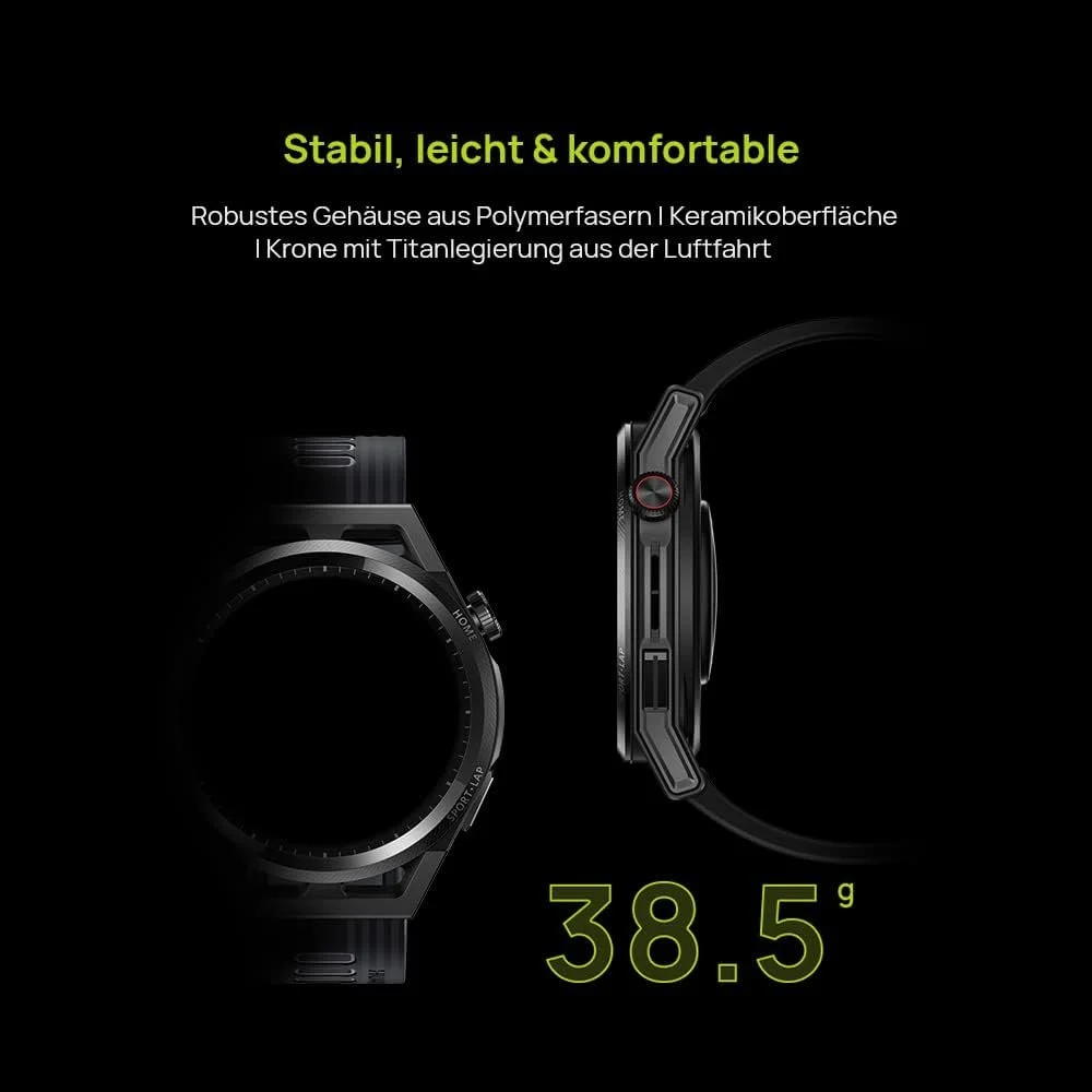 Смарт-годинник HUAWEI WATCH GT Runner 46 мм, дводіапазонний GNSS з 5 системами, точне вимірювання серцевого ритму, наукова програма бігу, ІІ-тренер з бігу, фото №5