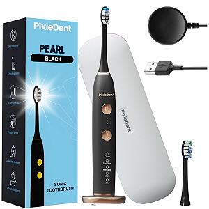 Електрична зубна щітка PixieDent Pearl звукова 5 режимів 3 рівні потужності 96000 рухів - Фото 1