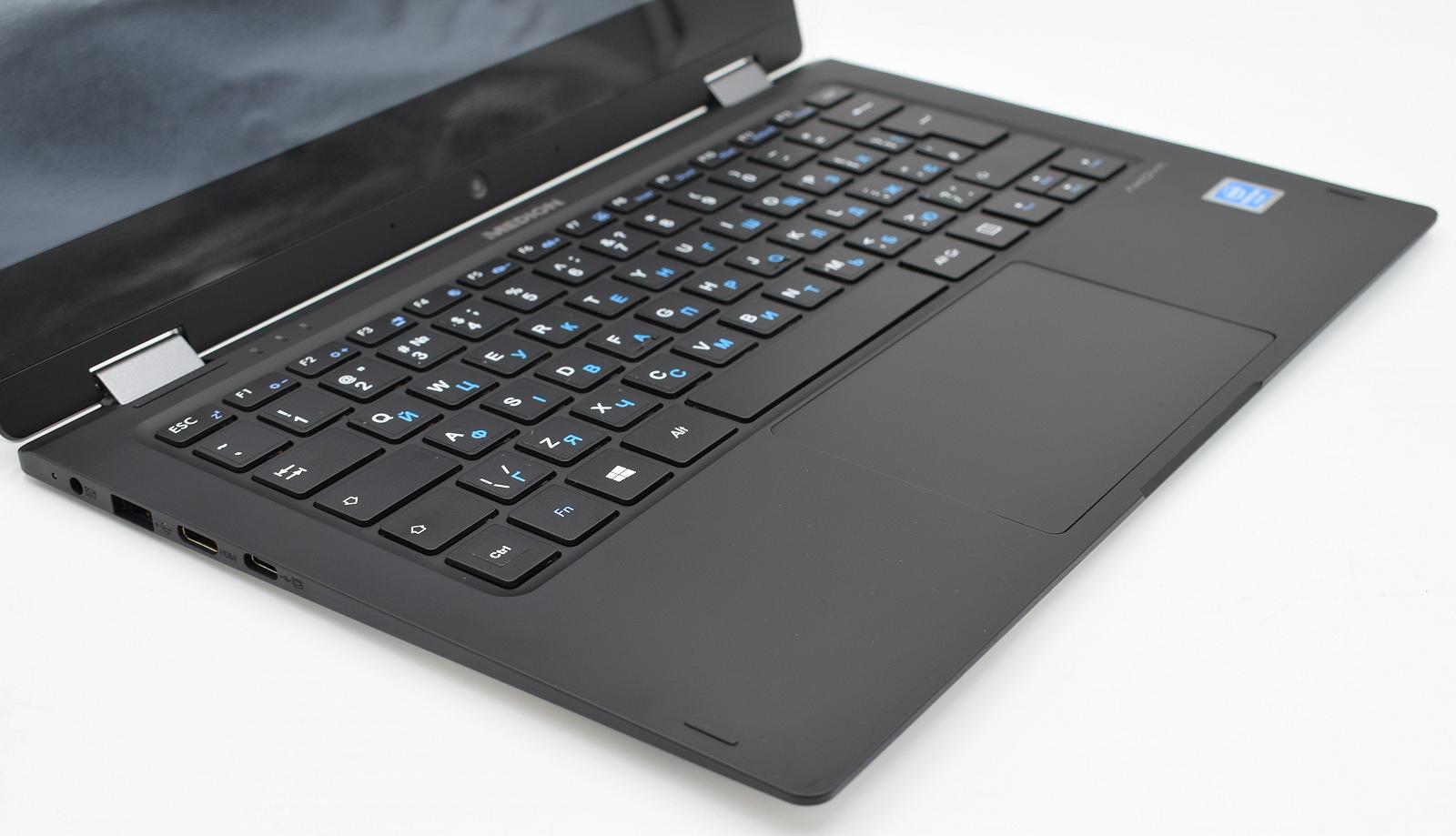 Ультрабук-планшет Medion E3221 Yoga, 13.3", Intel Pentium N5030, 4 ГБ RAM, 512 ГБ SSD, Win10, Трансформер, фото №6