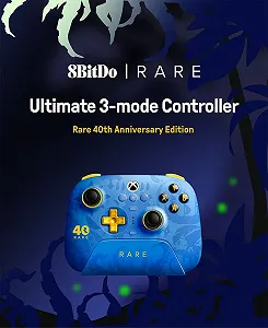 Геймпад 8Bitdo Ultimate 3 Rare 40th Anniversary Edition + Док-станция synthetic.ua - Фото 1