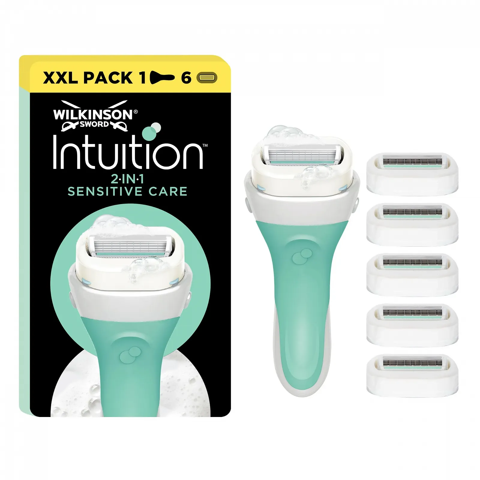 Бритва Wilkinson Sword Intuition Sensitive Care 6 кассет, фото №1