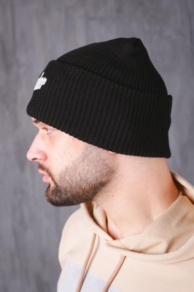 Шапка Intruder чорна big logo, фото №4