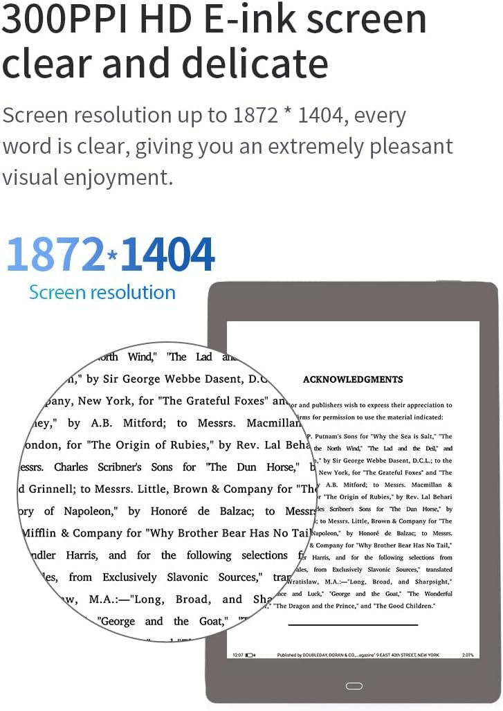 Електронна книга 7.8" Meebook P78 Pro / 32Gb / Android 11 / Wi-Fi / Bluetooth / Micro SD / E-Ink екран (1404 x 1872) / Сірий, фото №3