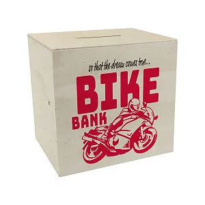Скарбничка Bike Bank Wooden Money Box дерево - Фото 1