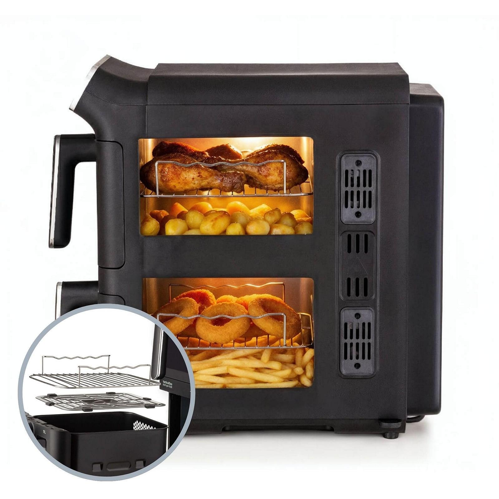 Мультипіч Ariete 4640/00 Vertical DUO 2460Вт 11л 6 програм функція гриля до 200°C, фото №8 Мультипіч Ariete 4640/00 Vertical DUO 2460Вт 11л 6 програм функція гриля до 200°C, фото №8