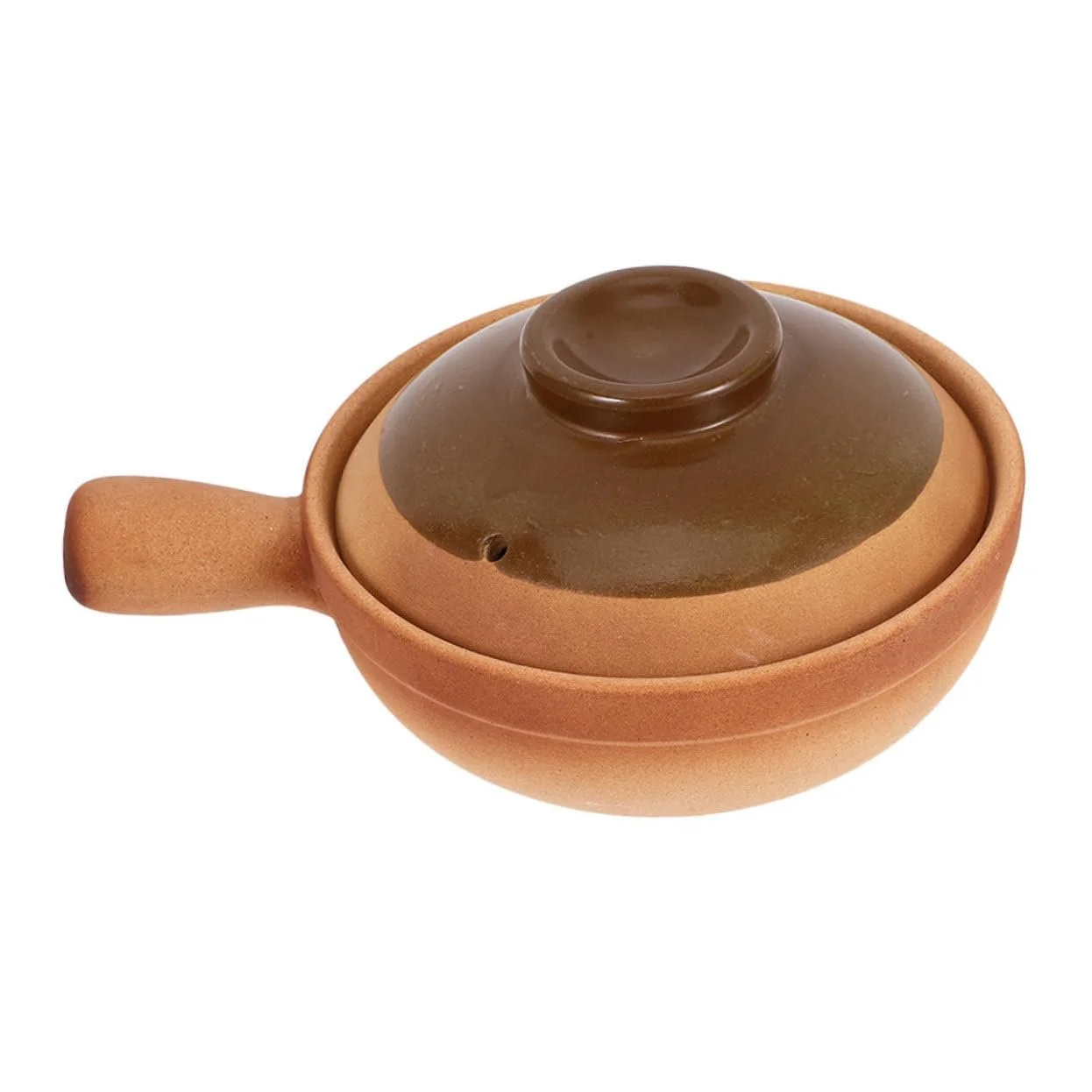 Глиняный горшок Cabilock Traditional с крышкой Маленький Многофункциональный для риса и супа, фото №1