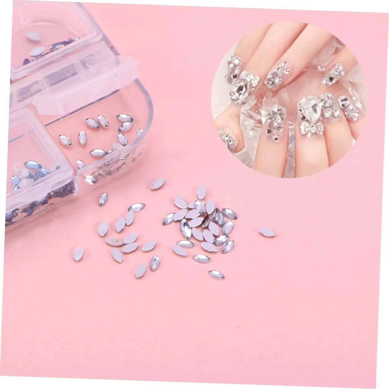 Стразы для ногтей FRCOLOR, разноцветные, для маникюра, с искусственными бриллиантами для дизайна ногтей, фото №4