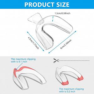 Капа ACWOO для захисту від скреготіння зубами, 4 шт. synthetic.ua - Фото 1