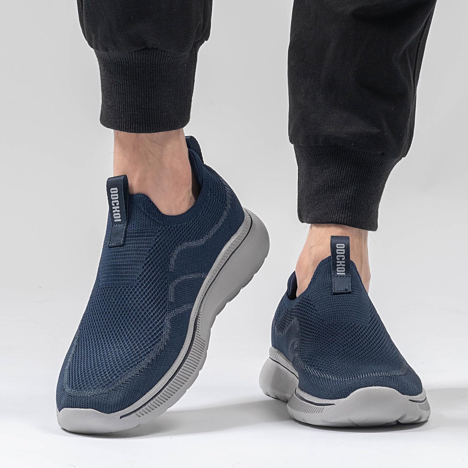 Кросівки ODCKOI Чоловічі Без шнурків для ходьби Зручні тенісні кросівки, фото №6