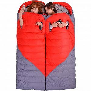 Спальний мішок MYVVKIA 1500 наповнення білим гусячим пухом -5 та -20 градусів ультралегкий водонепроникний конверт для відпочинку, кемпінгу та піших походів synthetic.ua - Фото 1