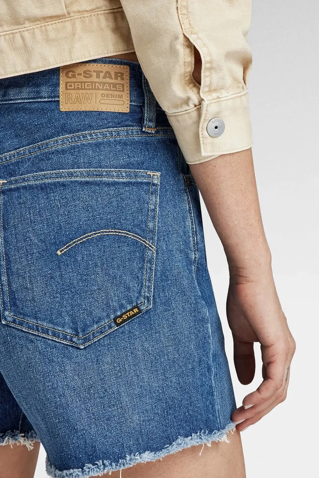 Женские джинсовые шорты  G-Star RAW High Short raw edge - 27, фото №3