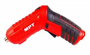 Викрутка акумуляторна поворотна MPT 4 В Li-ion 1.5 Аг 250 об/хв 3.5 Нм реверс USB аксесуари 10 шт MCSD4006.1 synthetic.ua - Фото 1