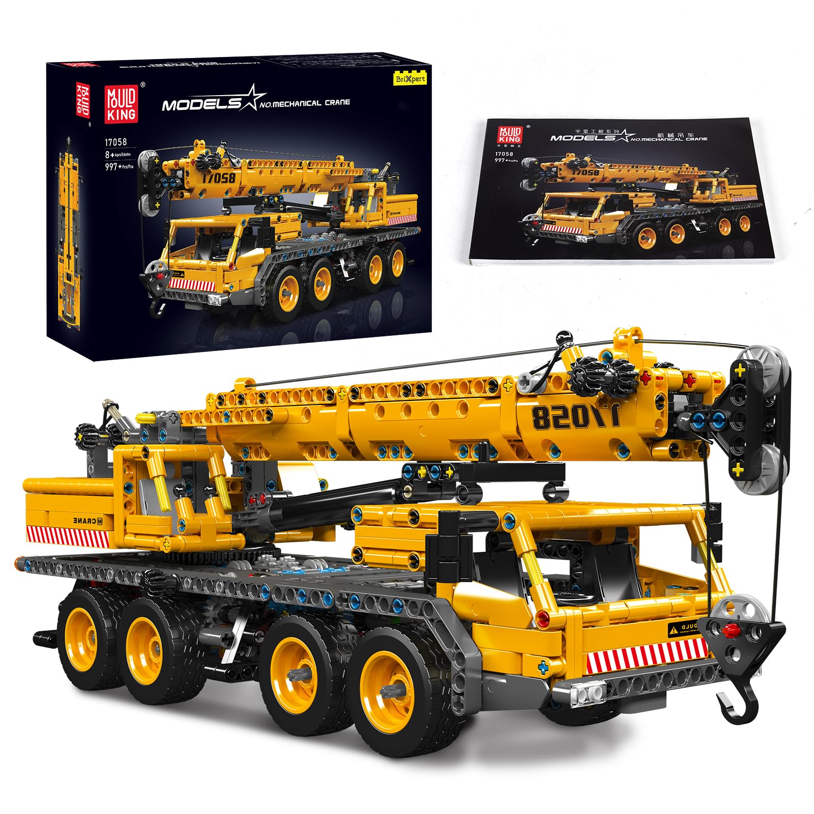 Конструктор Mould King 17058 Crane Static Version 997 деталей, фото №1