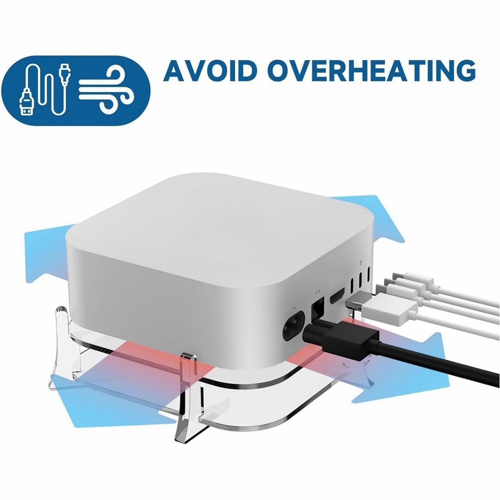 Підставка Acryl Mini M4 Pro Охолодження, зберігання, монтаж прозора, фото №5