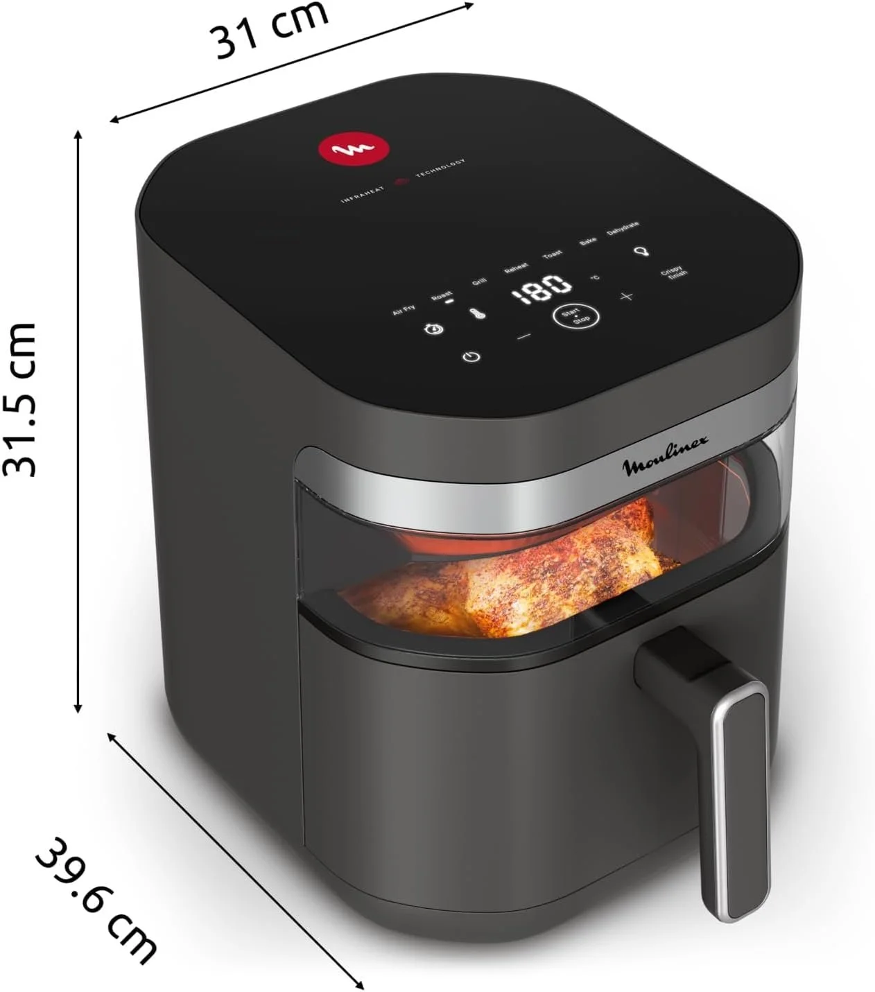 Мультипіч Moulinex Easy Fry Infrared EZ832HF0 7 л, фото №2 Мультипіч Moulinex Easy Fry Infrared EZ832HF0 7 л, фото №2