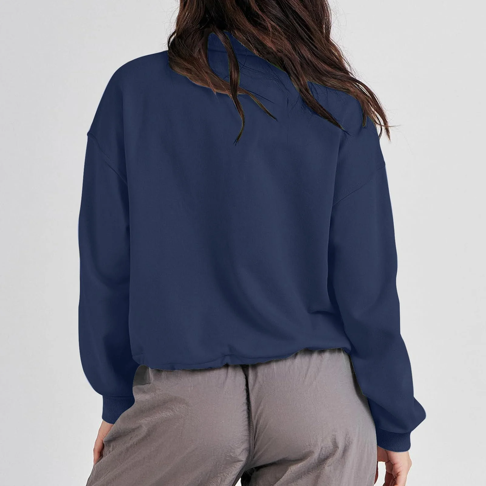 Жіноча Толстовка Generisch Однотонна Флісова, фото №4