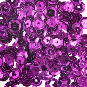 Паєтки Розсипні круглі чашкові паєтки 4 мм 6 мм 7 мм, 5 г/лос Фіолетові 5 мм 5 г 625 шт. - Фото 1