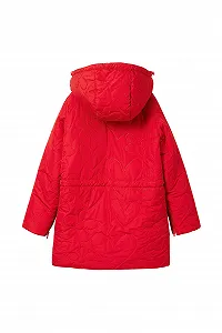 Довге пальто Desigual Chaq_Angel Girl Woven Padded для дівчаток synthetic.ua - Фото 1