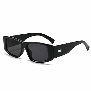 Вінтажні прямокутні сонцезахисні окуляри y2k для чоловіків і жінок LJCZKA, класичні модні - Фото 1