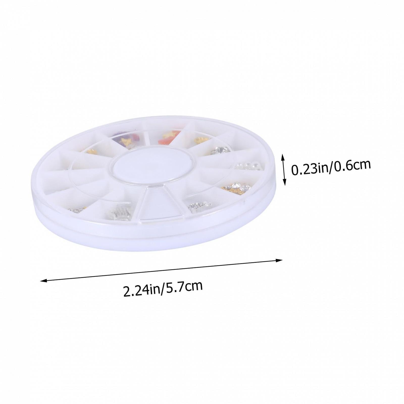 Украшения для ногтей FRCOLOR 24 шт. со стразами и коробкой для хранения заклепки для ногтей для креативного дизайна ногтей, подходят для начинающих, фото №8