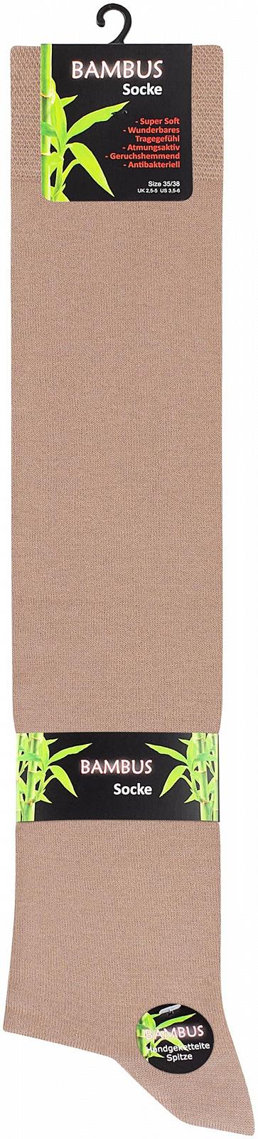 Женские гольфы Vincent Creation Бамбук 4 пары Черный, Темно-синий, Бежевый/Коричневый, фото №2