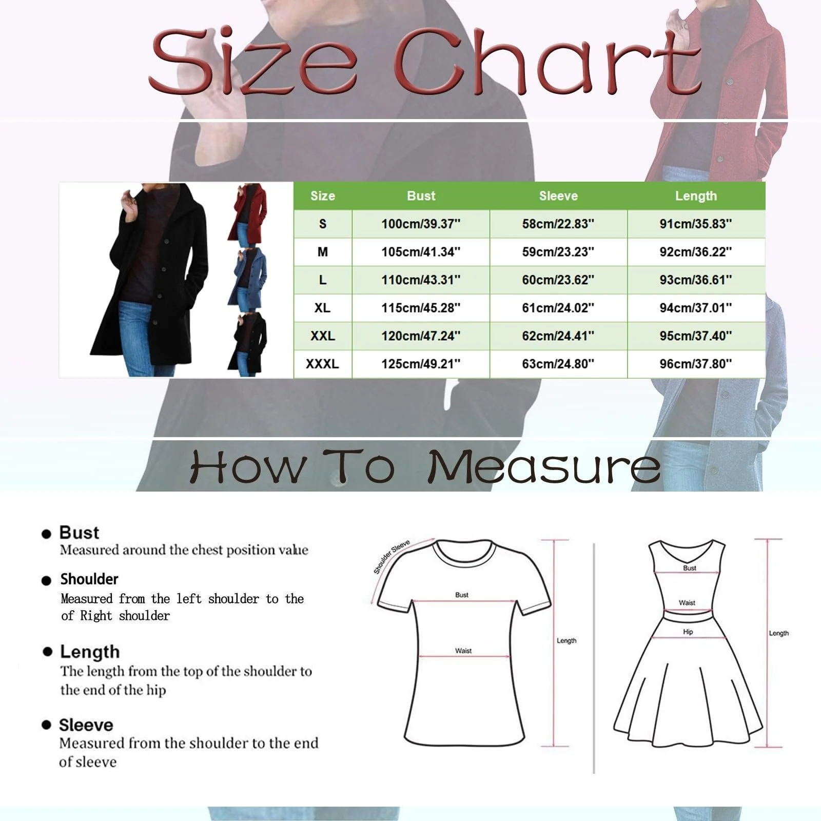 Тренч Sobzia Женское зимнее шерстяное пальто, фото №5