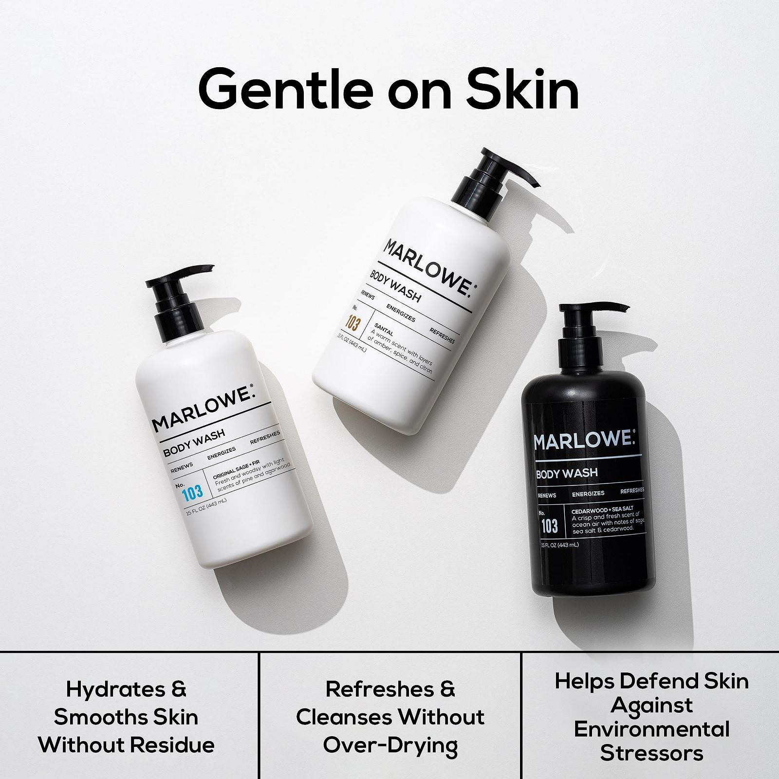 Гель для душу MARLOWE No. 103 Енергізуючий та освіжаючий 473 мл, фото №6