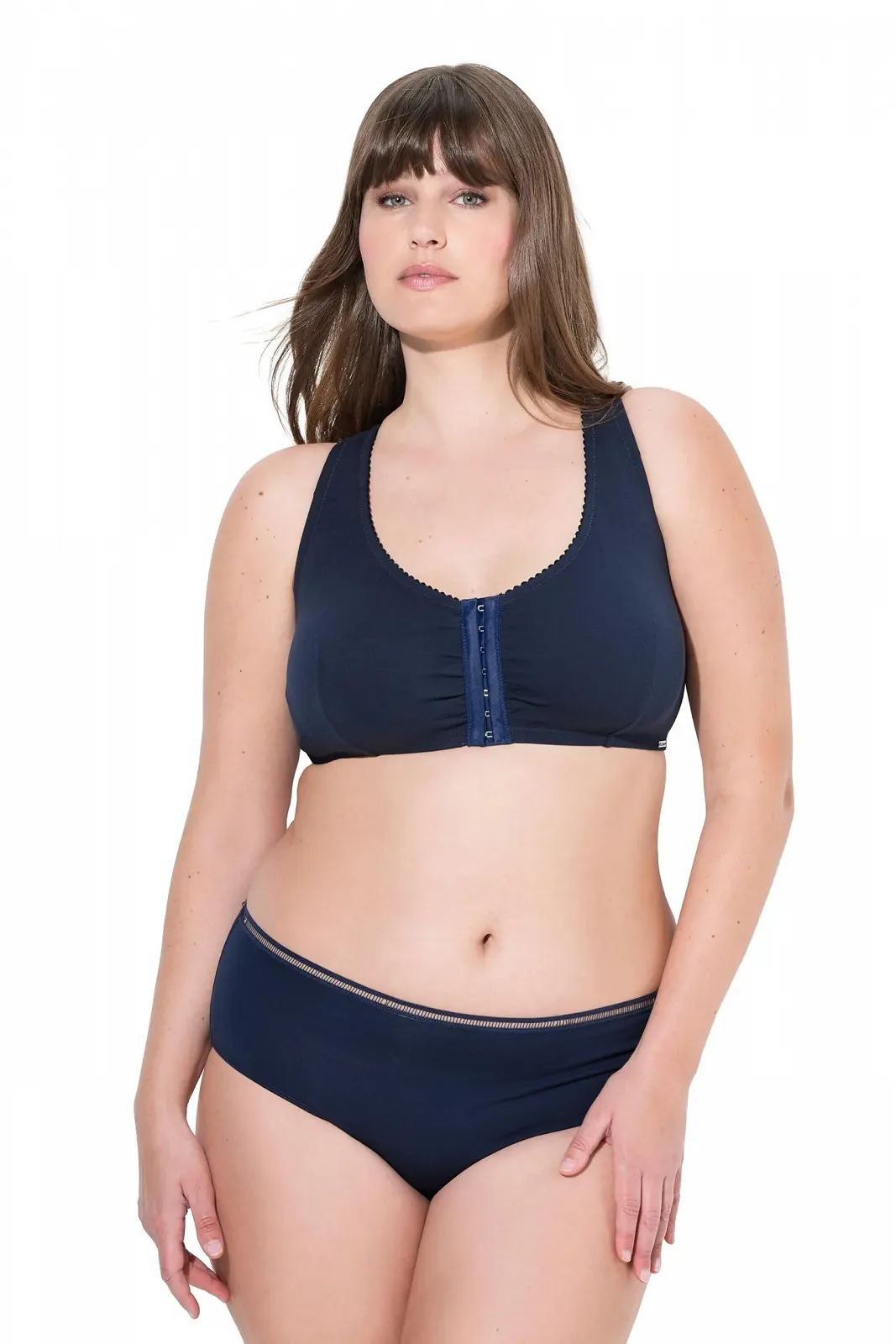 Бюстгальтер для годування Ulla Popken Plus Size 842928 бюстьє застібка спереду, фото №1 Бюстгальтер для годування Ulla Popken Plus Size 842928 бюстьє застібка спереду, фото №1