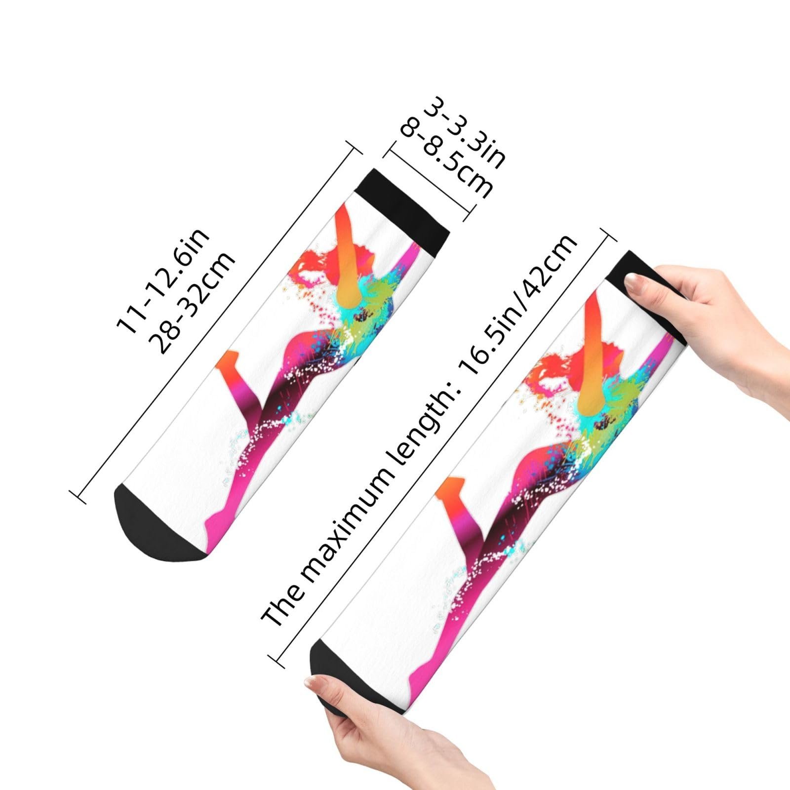 Носки SSIMOO Модные женские, удобные носки для взрослых, подходят для любого времени года, цвет: Дамы, универсальный размер, фото №5