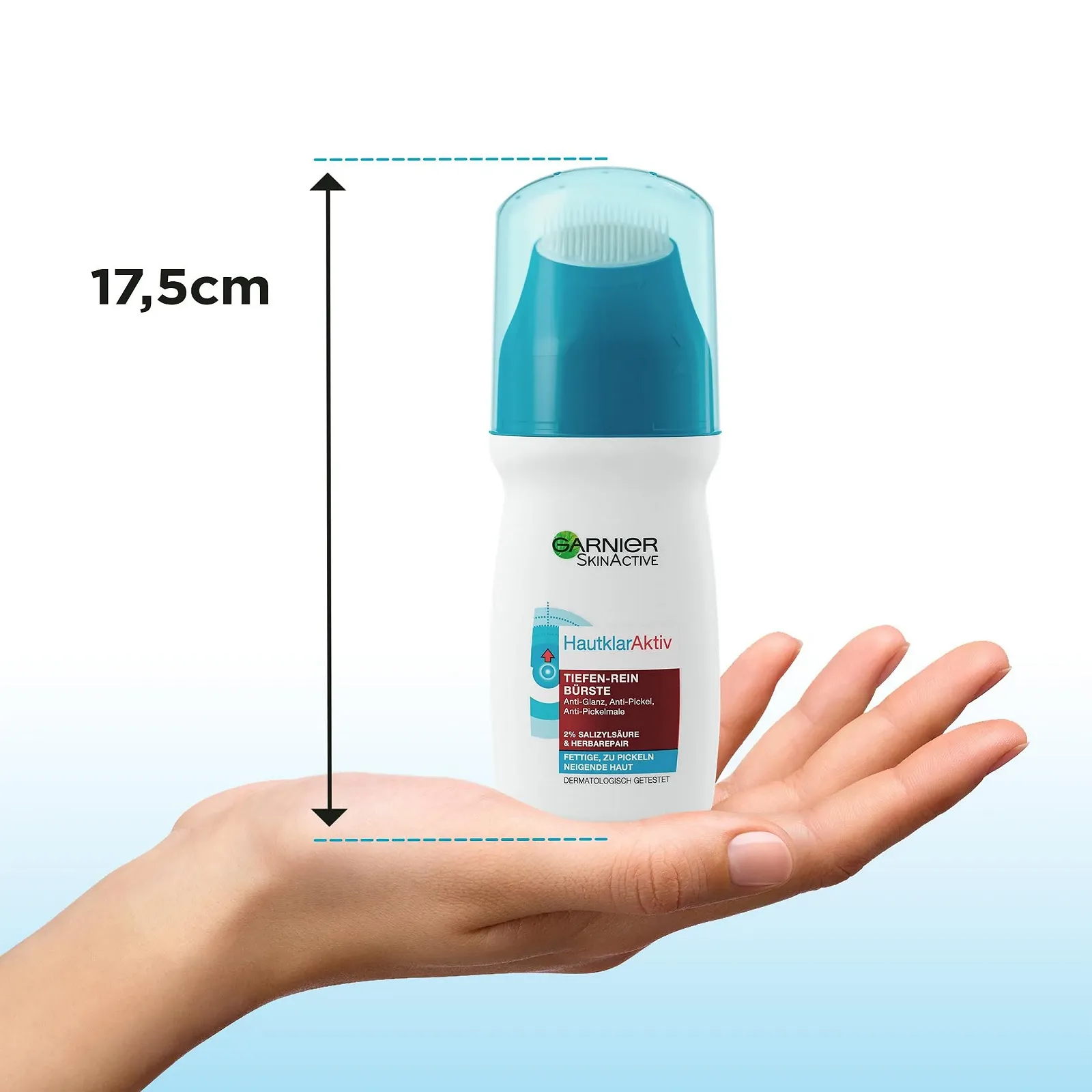 Щітка для вмивання Garnier Active Deep Pure з саліциловою кислотою, для боротьби з прищами, для чистої шкіри, 1 x 150 мл, фото №6