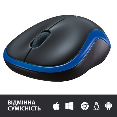 Мышка Logitech M185 blue (910-002239), фото №5