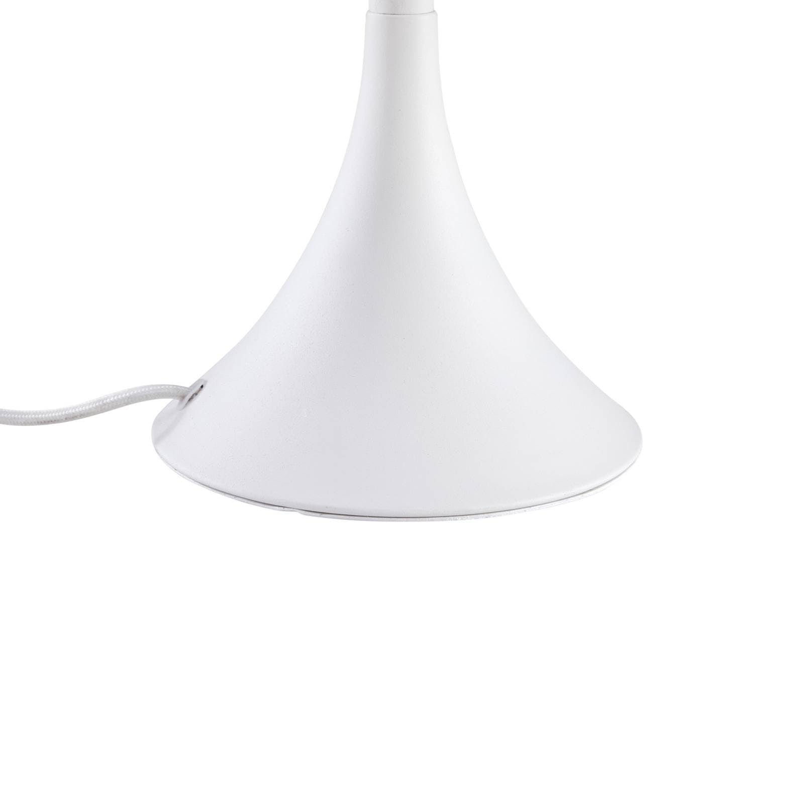 Настільна лампа Lindby Eryndor 1 x E27 білий метал текстиль, фото №7