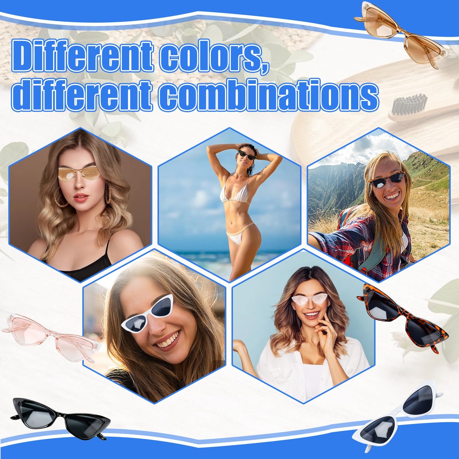 Солнцезащитные Очки Женские Кошачий Глаз HEKOBAG, фото №3 Солнцезащитные Очки Женские Кошачий Глаз HEKOBAG, фото №3